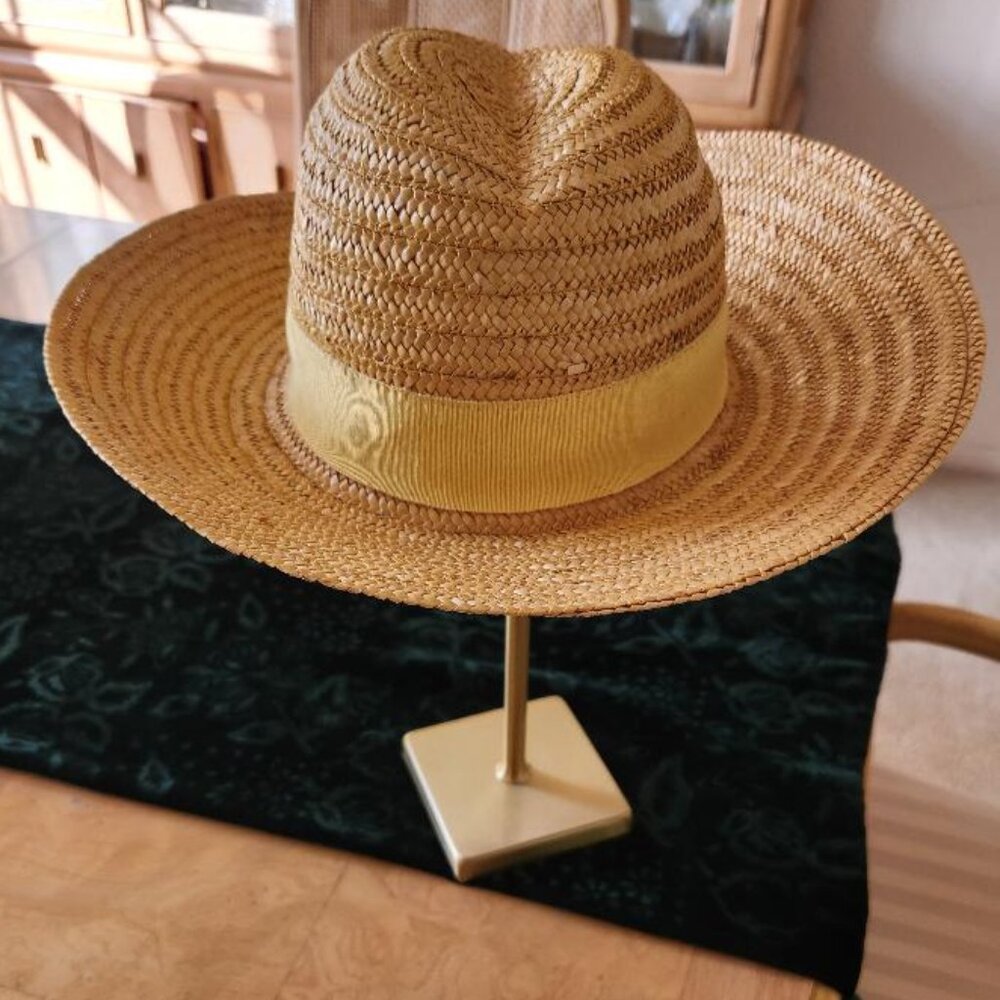 ITALIAN STRAW FEDORA